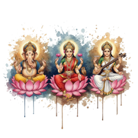 Ganesh Laxmi Saraswati Statues