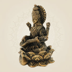 Panchaloha Bronze Chaturbhuja Statue
