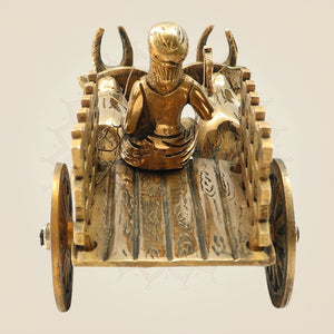 Brass Bullock Cart Showpiece