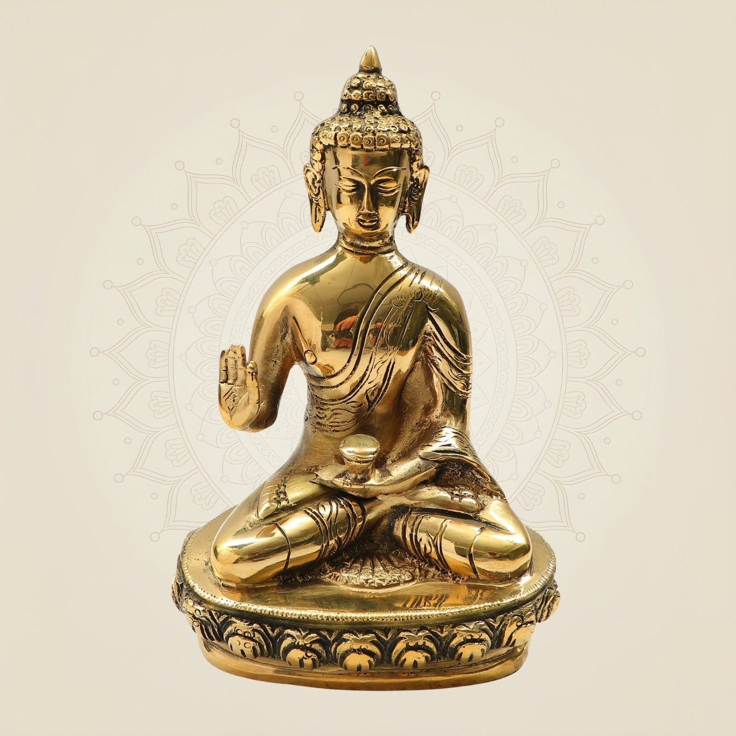 Buddha Brass Idol