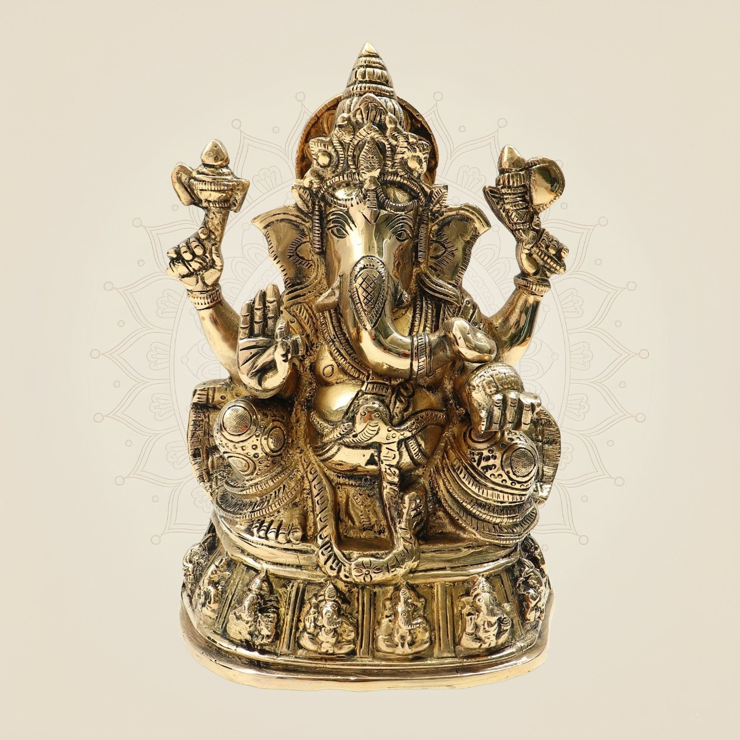 Brass Ganesha Idol