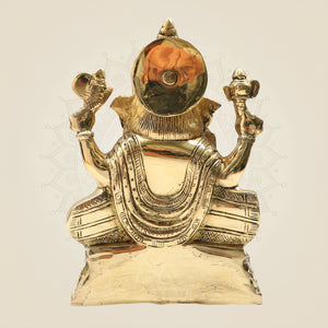 Ganesha Brass Idol