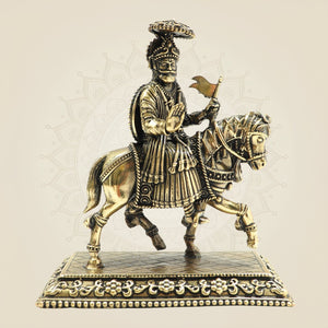 Baba Ramdev Pir Brass Idol