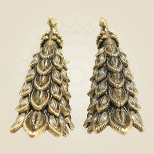 Brass Peacock Pair