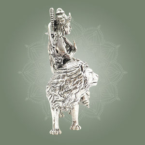 Brass Sherawali Durga Idol