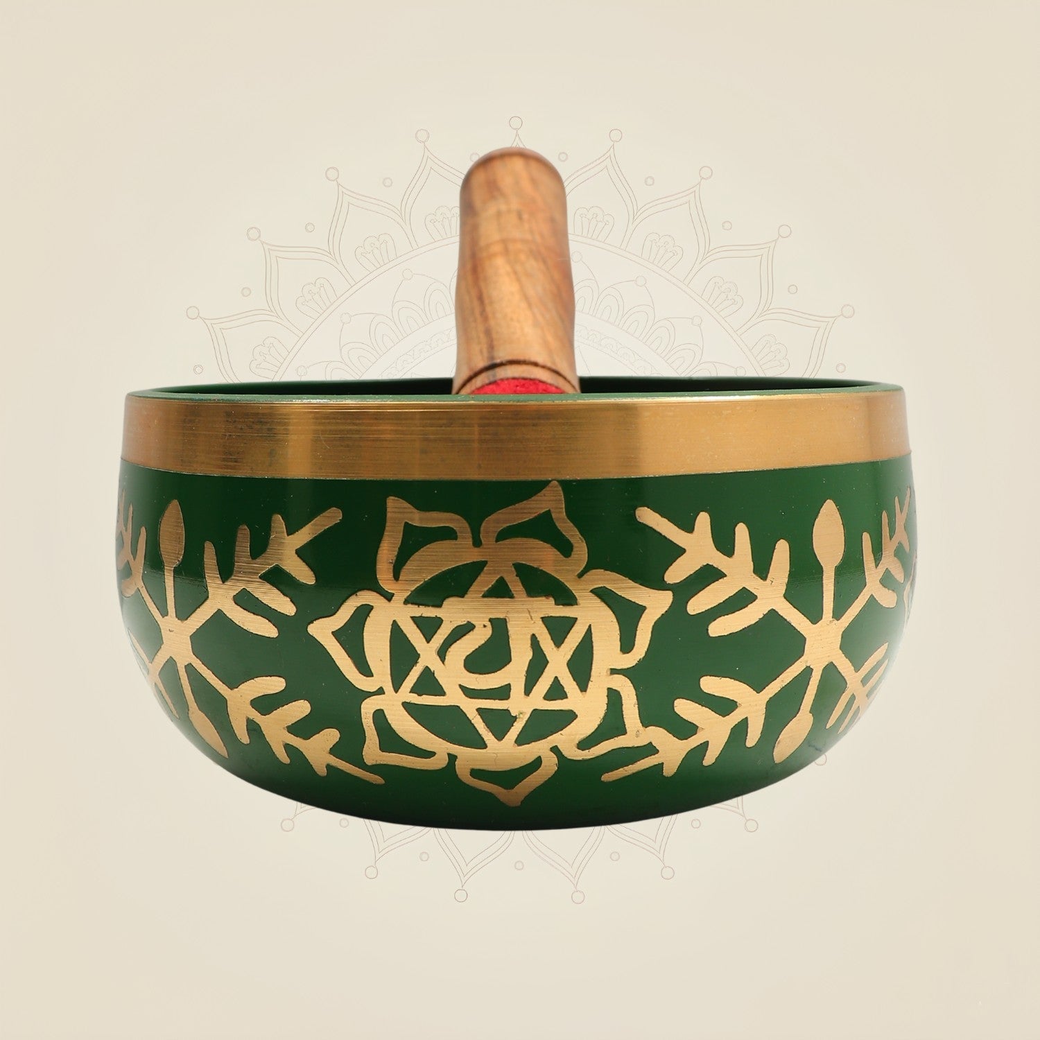 2.5" Brass Tibetan Singing Bowl for Meditation, Yoga & Sound Healing