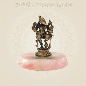Panchaloha Statue on gemstone