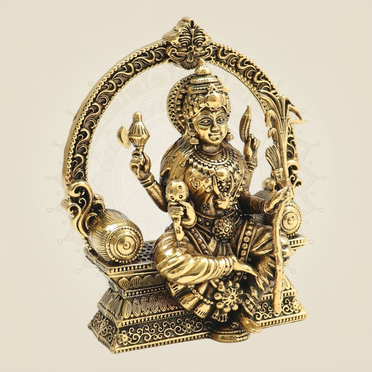 Brass Lalita Devi Rajarajeshwari Statue