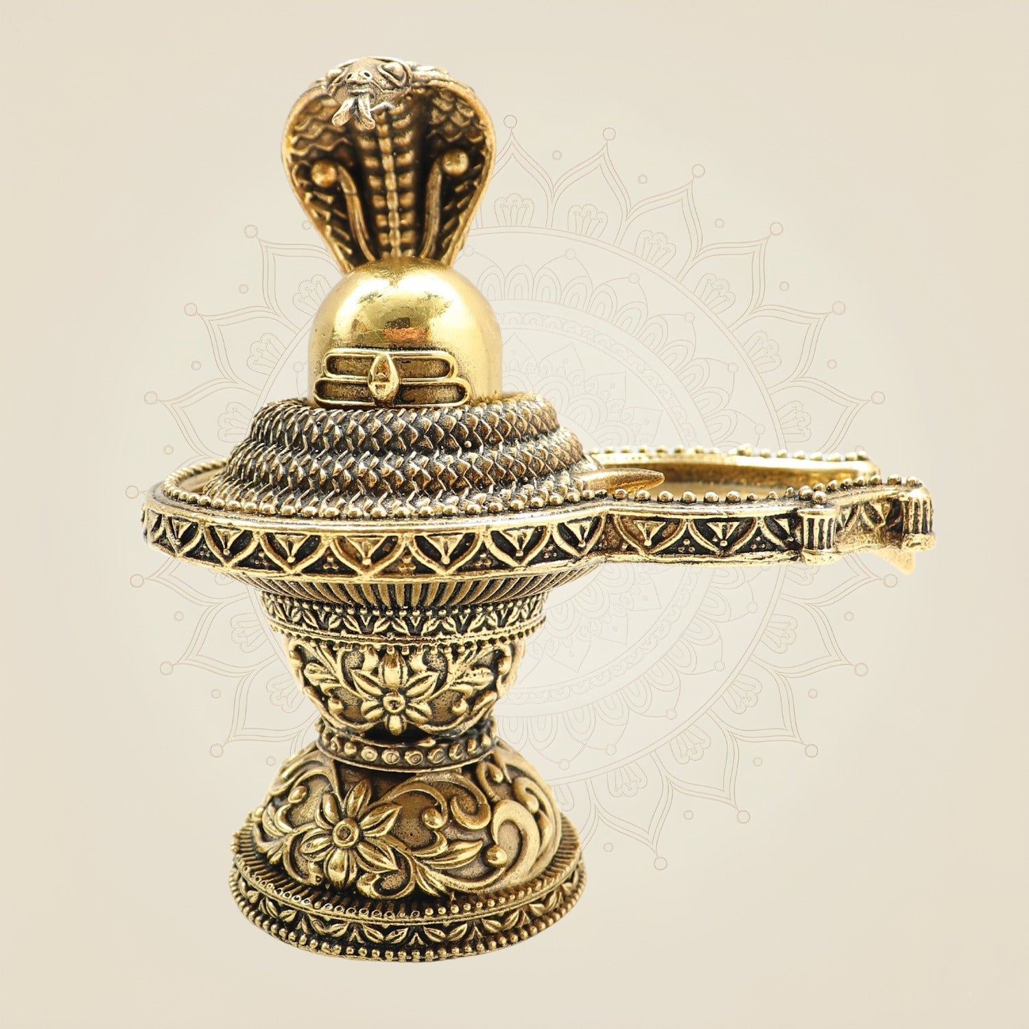 Brass Shiva Lingam
