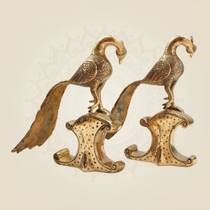 Brass Peacock Set