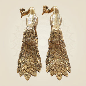 Brass Peacock Set