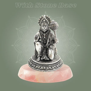 Hanuman Brass Idol with stone