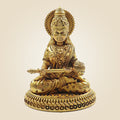 Lightweight Brass Annapurna Devi Idol – Superfine Handcrafted Statue for Puja & Décor 3.25"