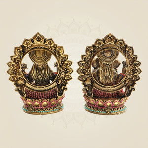 Brass Lakshmi Ganesh Murti