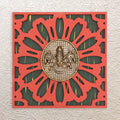 Tirupati Balaji Brass Wall Hanging – 16" Idol in Decorative Wooden Wall Frame