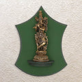 Wall Frame with Brass Krishna 16" – Unique Design for Spiritual Home Decor