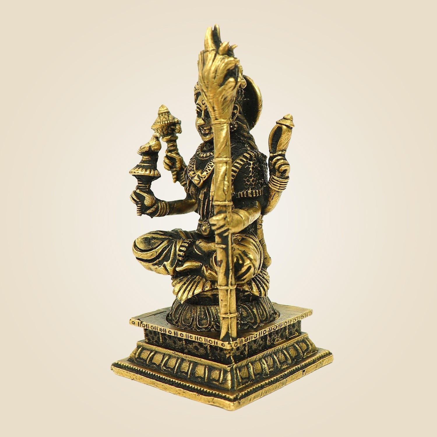 3.25" Goddess Kamakshi Bronze Idol – Tripura Sundari Murti or Lalita Devi