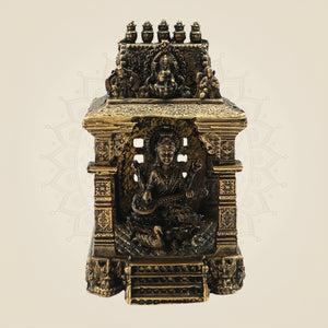 Bronze Saraswati Temple Idol