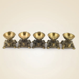 Brass Tortoise Diya