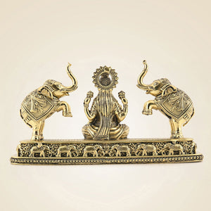 Brass Gajalaxmi