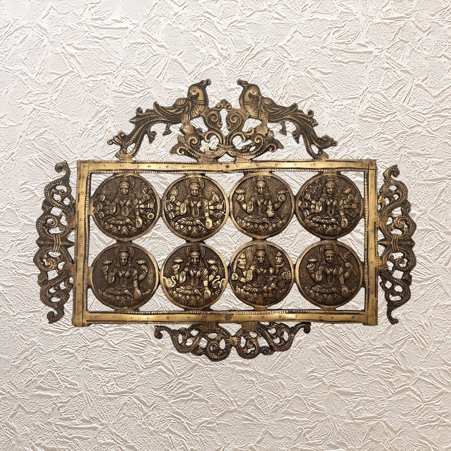 Pure Brass Ashtalaxmi Wall Hanging