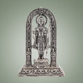 Brass Silver Finish Ram Lalla