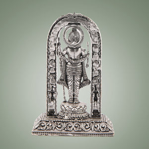 Brass Silver Finish Ram Lalla