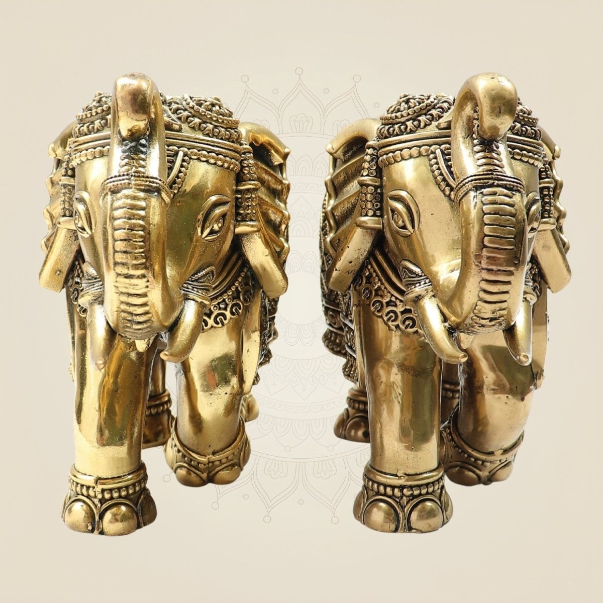 Brass Elephant Murti - Luxeartisanship
