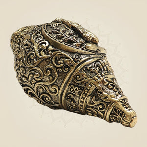 Brass Hanuman Shankh – Powerful Symbol of Energy - Luxeartisanship