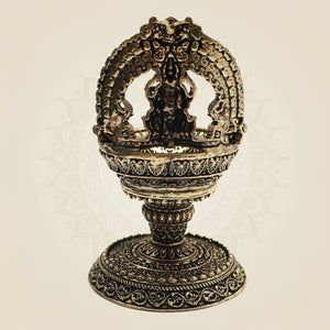 Brass Lakshmi Diya 4.5" – Radiant Symbol of Wealth - Luxeartisanship