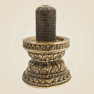 Brass Shiva Lingam 5"β Eternal Symbol of Creation - Luxeartisanship