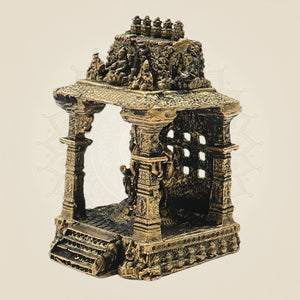 Bronze Ganesh Shrine Statue 2"β Temple - Style Vinayaka Murti - Luxeartisanship