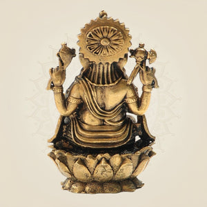 Panchaloha Bronze Ganapati Statue – Artistic Ganesha Craft 2.75"