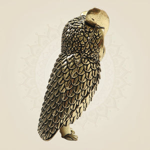 Superfine Brass Owl 4" – Elegant Emblem of Wisdom and Fortune - Luxeartisanship