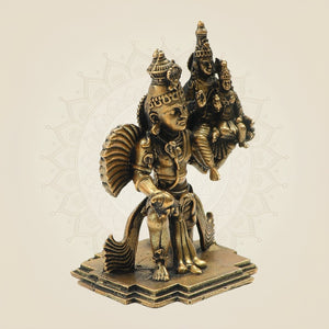 Panchaloha Vishnu Lakshmi Bronze Murti
