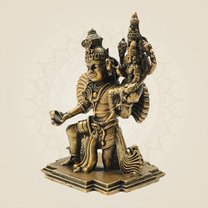 Panchaloha Vishnu Lakshmi Bronze Statue
