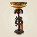 Brass Urli on Decorative Stand 24.25"– Modern Festive & Home Décor Piece