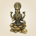 3" Goddess Lakshmi Bronze Idol – Wealth & Prosperity Murti for Home