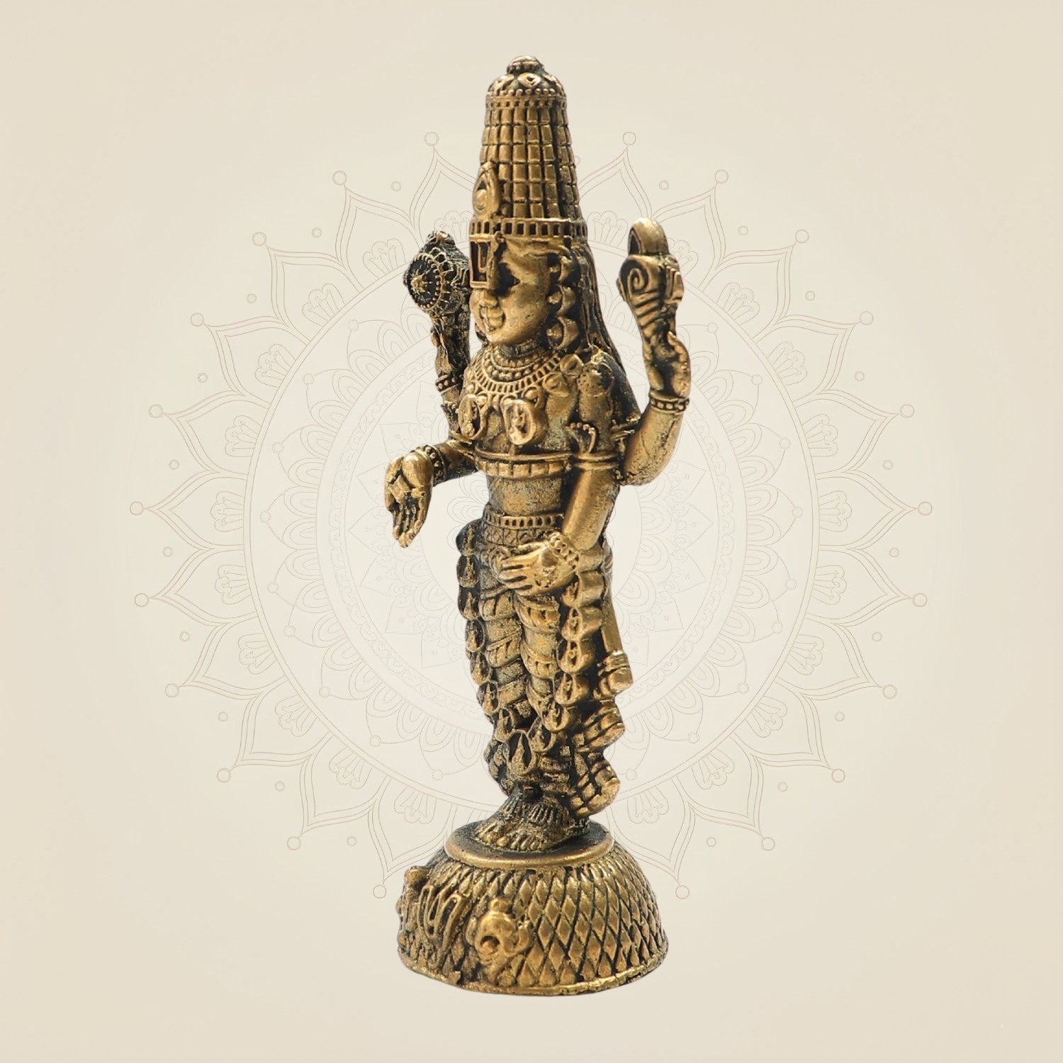 Bronze Tirupati Balaji Murti