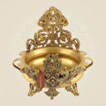 Designer Brass Urli Bowl 11" – Traditional Decor Showpiece for Home & Festive Use