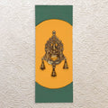 Brass Ganesh with Wall Frame 18"- Handcrafted Art for Home Décor & Pooja