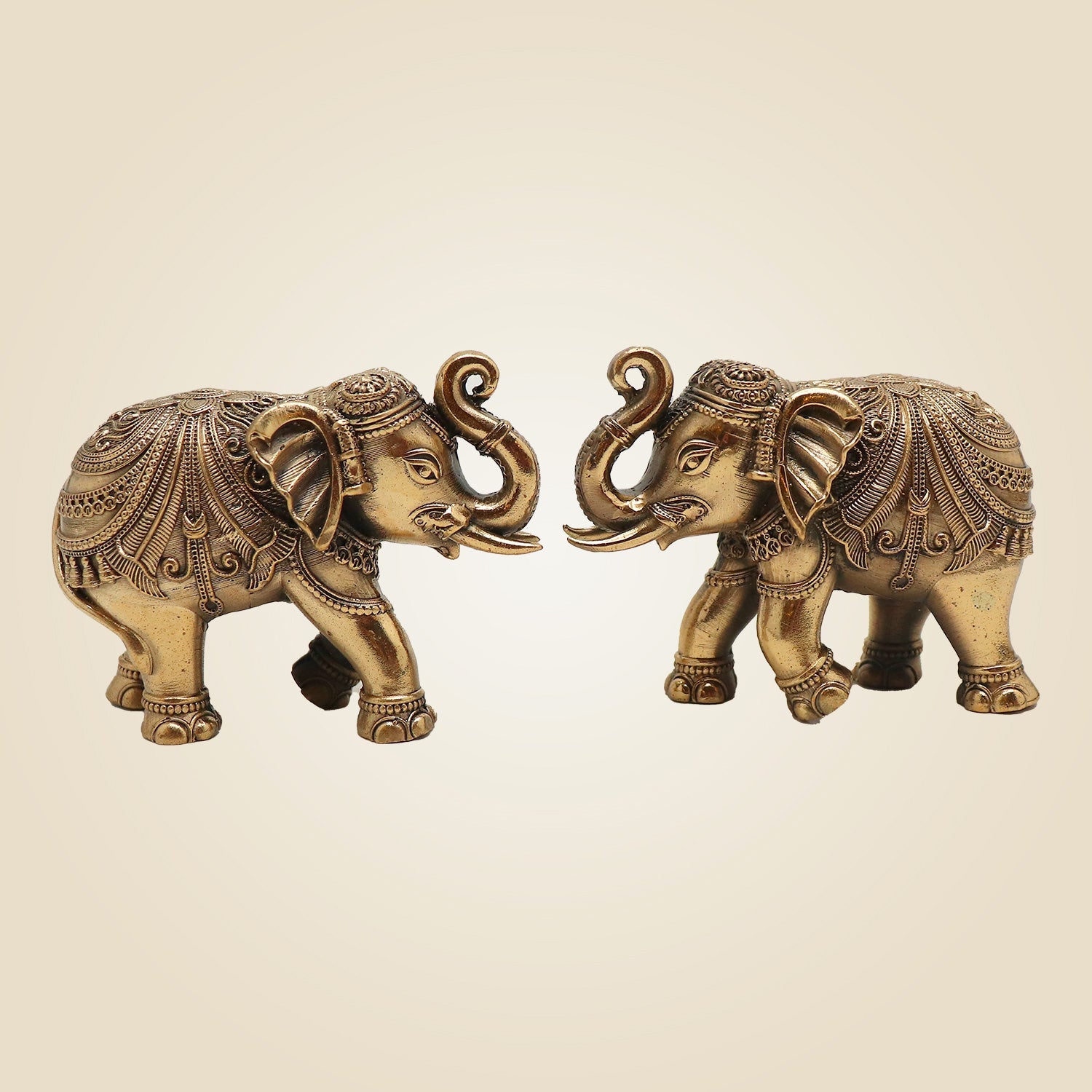 Brass Elephant Decor