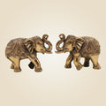 Brass Elephant Pair