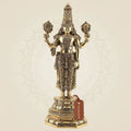Tirupati Balaji Venkateshwara Idol 19" – Brass Vishnu Murti