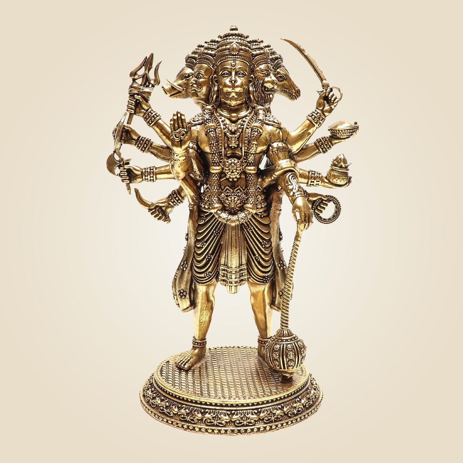 Brass Panchmukhi Hanuman