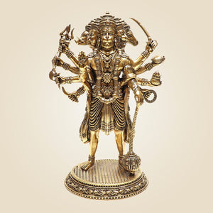 Brass Panchmukhi Hanuman
