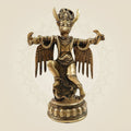 Sacred Brass Garuda Idol – Vishnu’s Vahan Statue for Temple & Home Décor - 8"