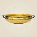Handmade Brass Urli Bowl with Handles | Flower Decoration & Pooja Decor