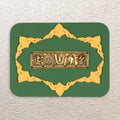 Tirupati Balaji Brass Shankh Chakra • Designer Wooden Wall Frame • 12