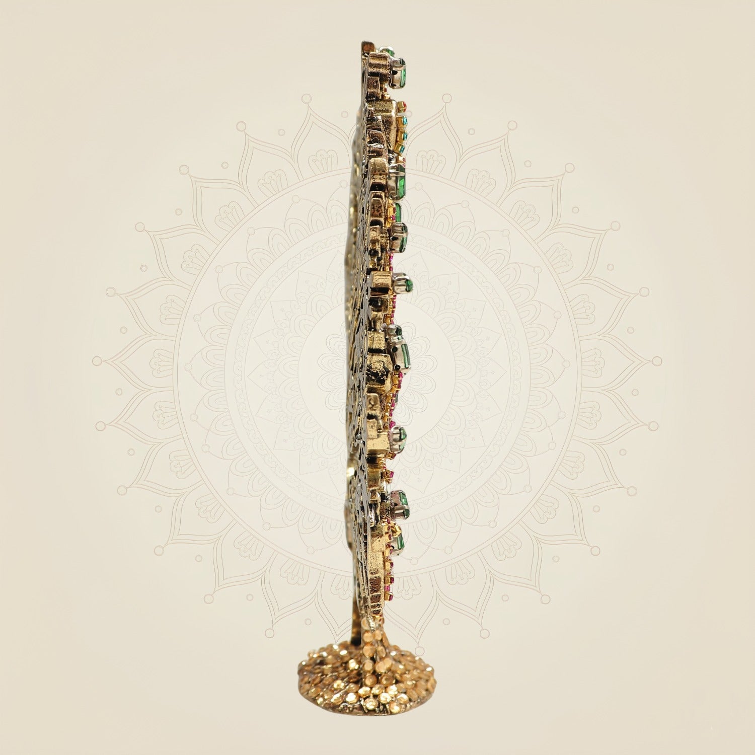 Brass Kalpavriksha Tree with Fine Rhinestone Jewellery Work